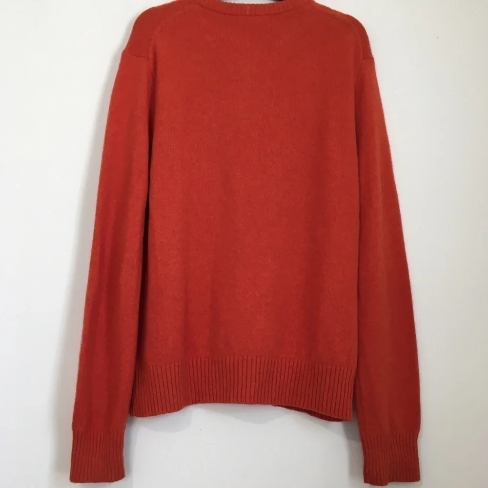 Banana Republic Merino Wool & Cotton Crew Neck Long Sleeve Tight Knit Sweater
